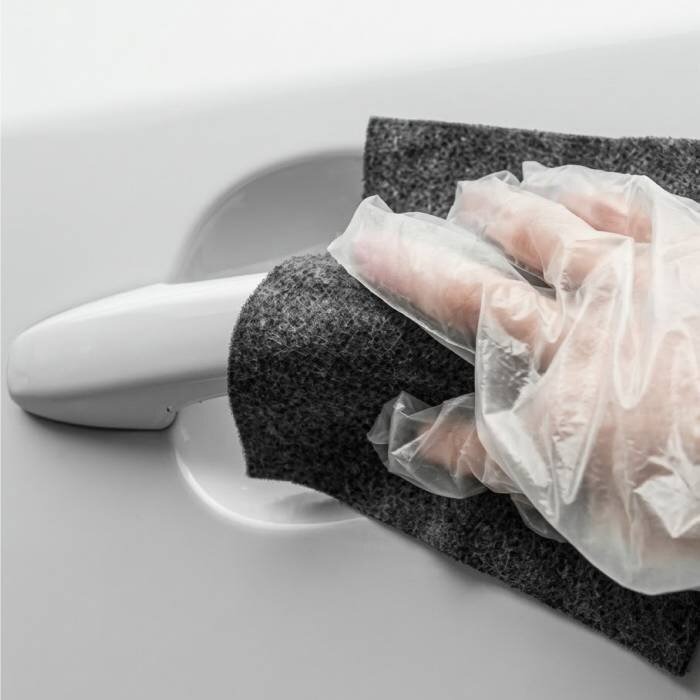 Schritt 2 NanoPolix Autotuch auf den Autolack auftragen